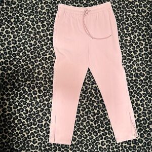 Rose colored theory pants . More like a 4 run large , worn once